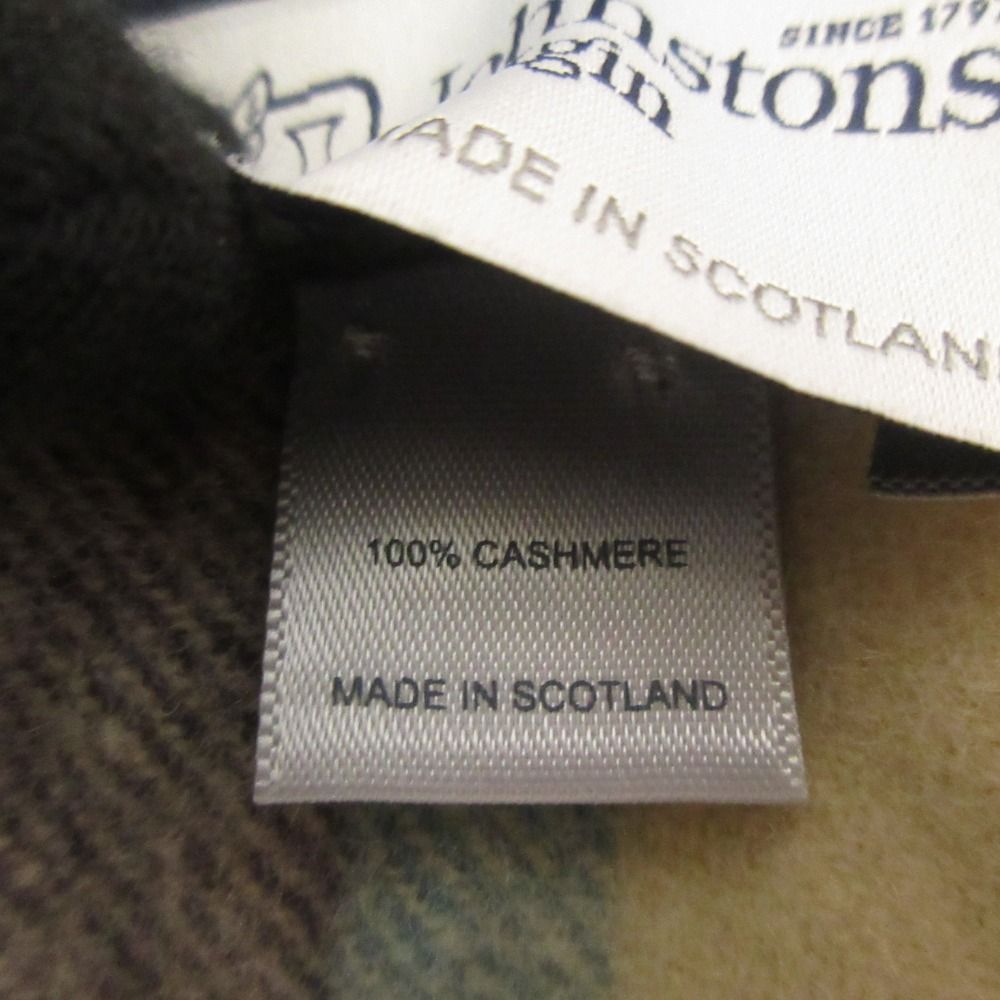 美品 Johnstons of Elgin ジョンストンズオブエルガン チェック柄