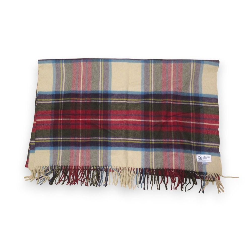 美品 Johnstons of Elgin ジョンストンズオブエルガン チェック柄
