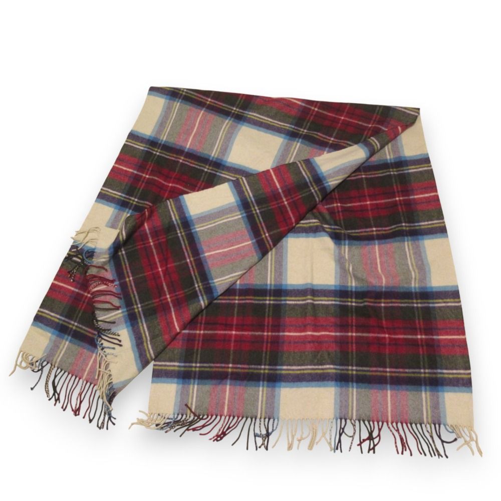 美品 Johnstons of Elgin ジョンストンズオブエルガン チェック柄