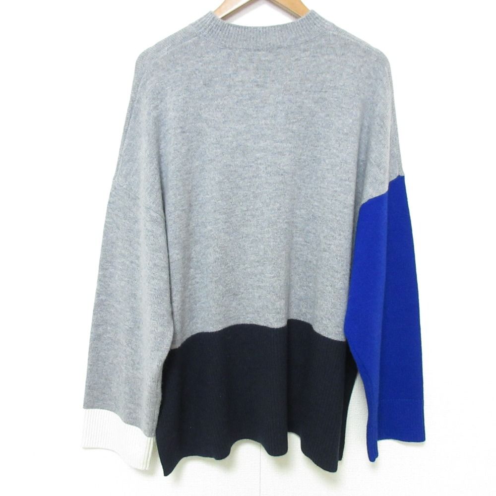ENFOLD BI-COLOR PULLOVER 38 紺 【公式通販】 エンフォルド BOX