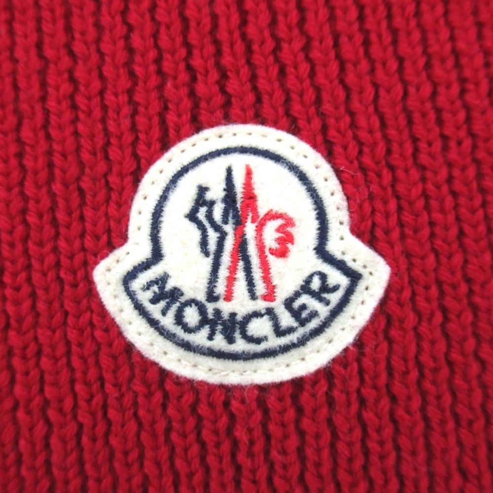 美品 MONCLER モンクレール SCIARPA バージンウール ニットマフラー