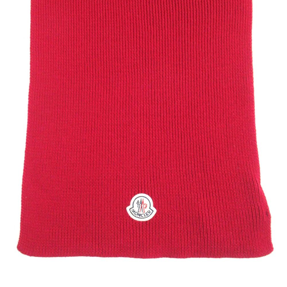 美品 MONCLER モンクレール SCIARPA バージンウール ニットマフラー