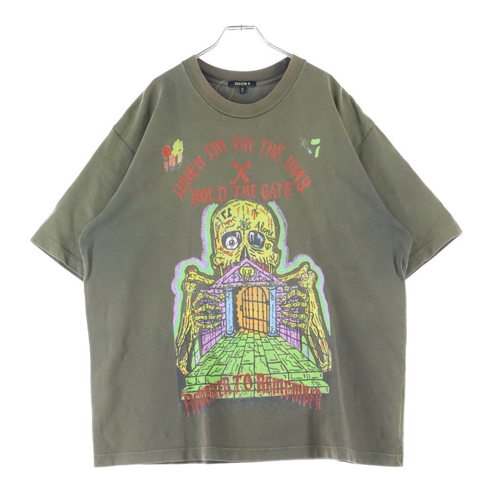 YEEZY SEASON 6 (イージーシーズンシックス) XXXtentacion HOLY THE GATE TEE テンタシオン ホーリー・ザ・ゲート クルーネック半袖Tシャツ