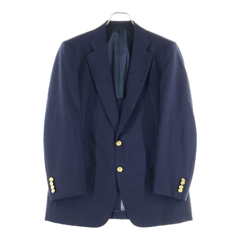 美品BURBERRY ブレザー ジャケット ネイビー 金ボタン ウール 英国製 BURBERRY (バーバリー) ゴールドボタン ウール 2B テーラード
