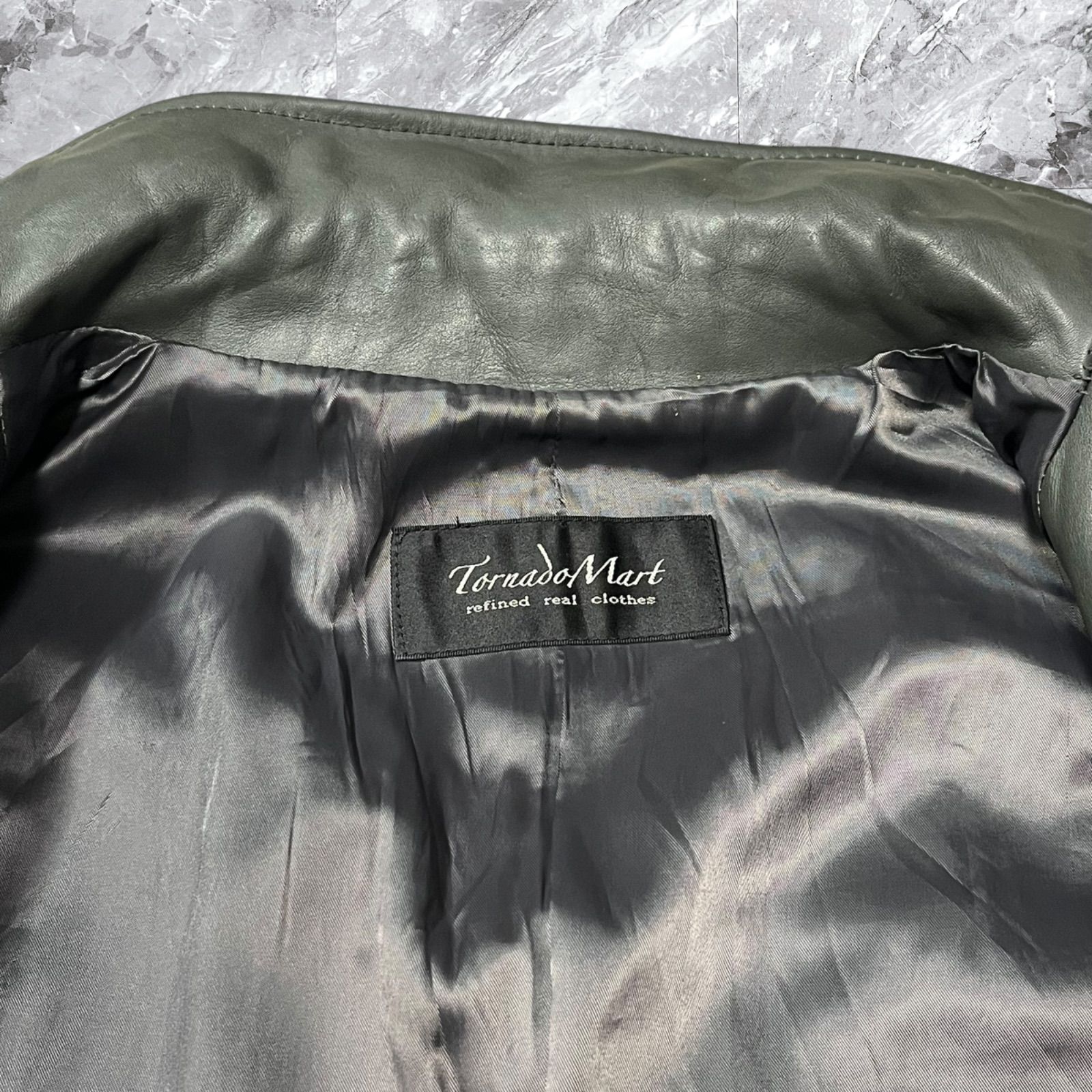 Tornado Mart トルネードマート レザーコート ロングコート ダブル