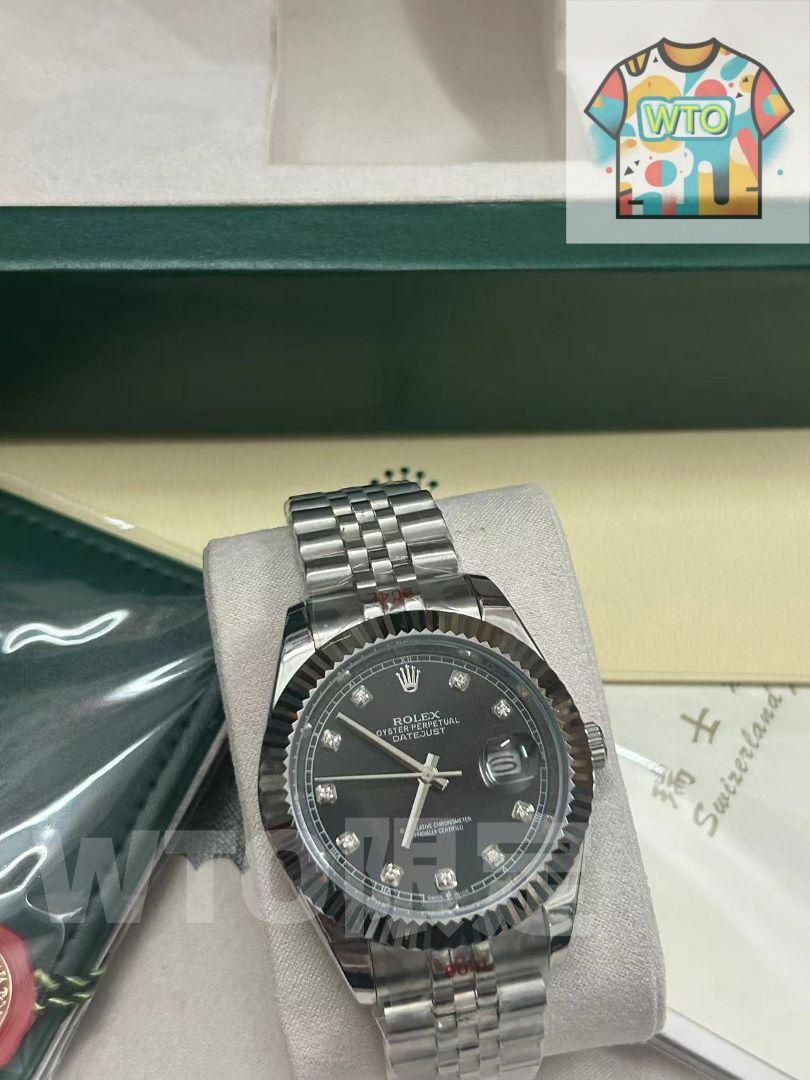 ROLEX Datejust 自動巻き腕時計 ブラック ROLEX Datejust 自動巻き腕時計 ブラック｜本日限定特価｜新品未使用