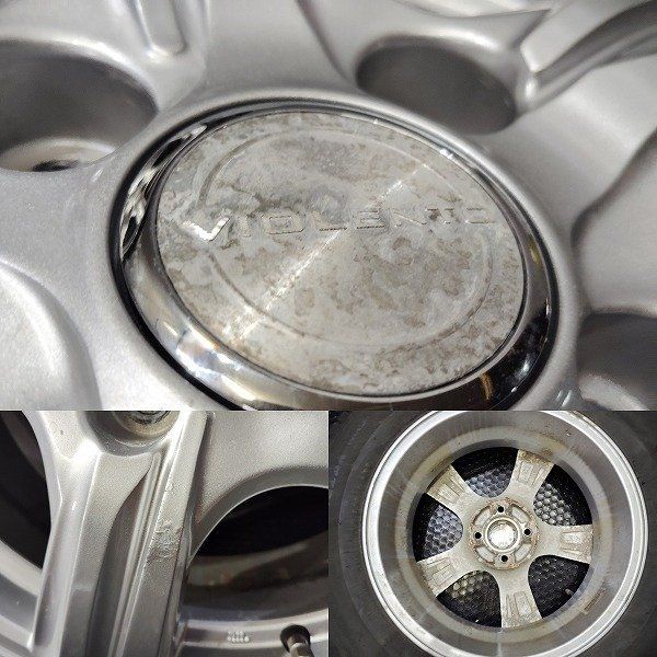 BS BLIZZAK VRX3 195/65R16】スタッドレス 【DUNLOP VIOLENTO 16インチ 