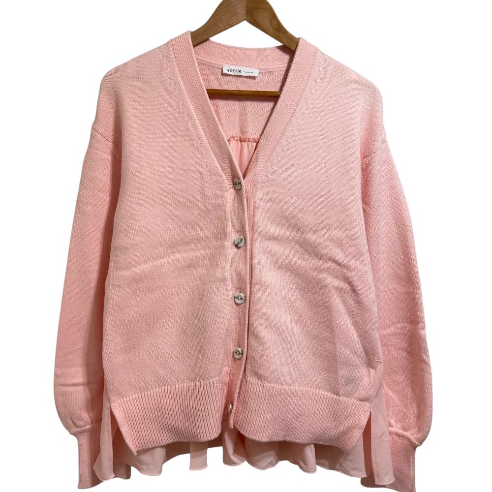 ADEAM アディアム　カーディガン　FOXEY ADEAM アディアム カーディガン 白 FOXEY ADEAM アディアム フォクシー