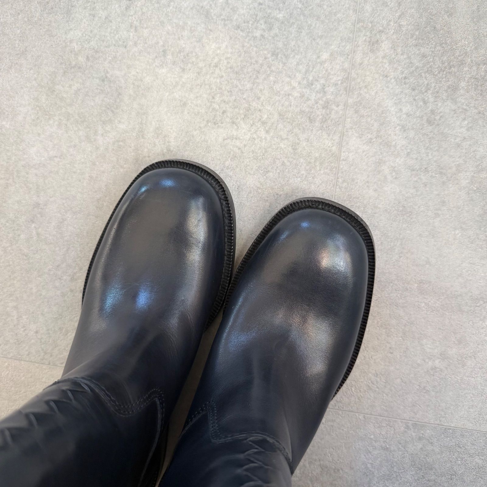美品 BOTTEGA VENETA ボッテガヴェネタ イントレチャート ロングブーツ