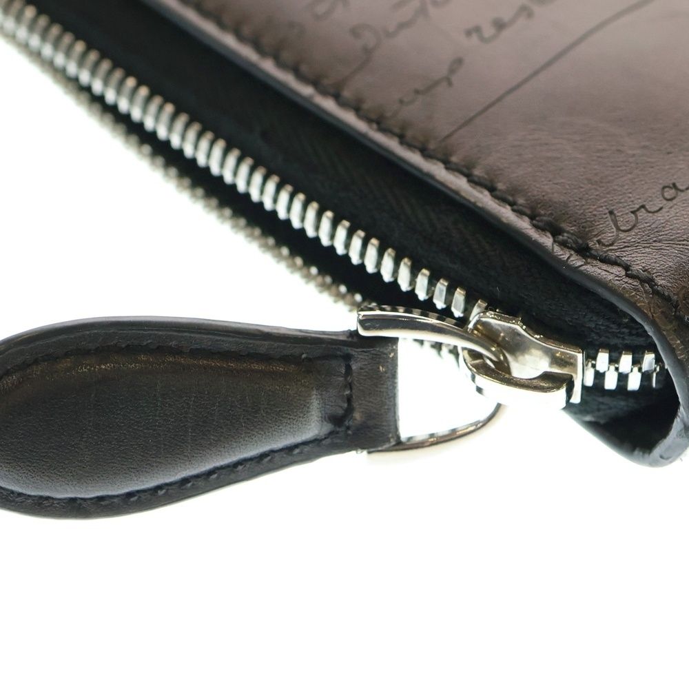 現行・美品BERLUTI ニノGMクラッチバッグ カリグラフィ スクリットレザー Berluti (ベルルッティ) ニノGM カリグラフィ スクリット パティーヌ