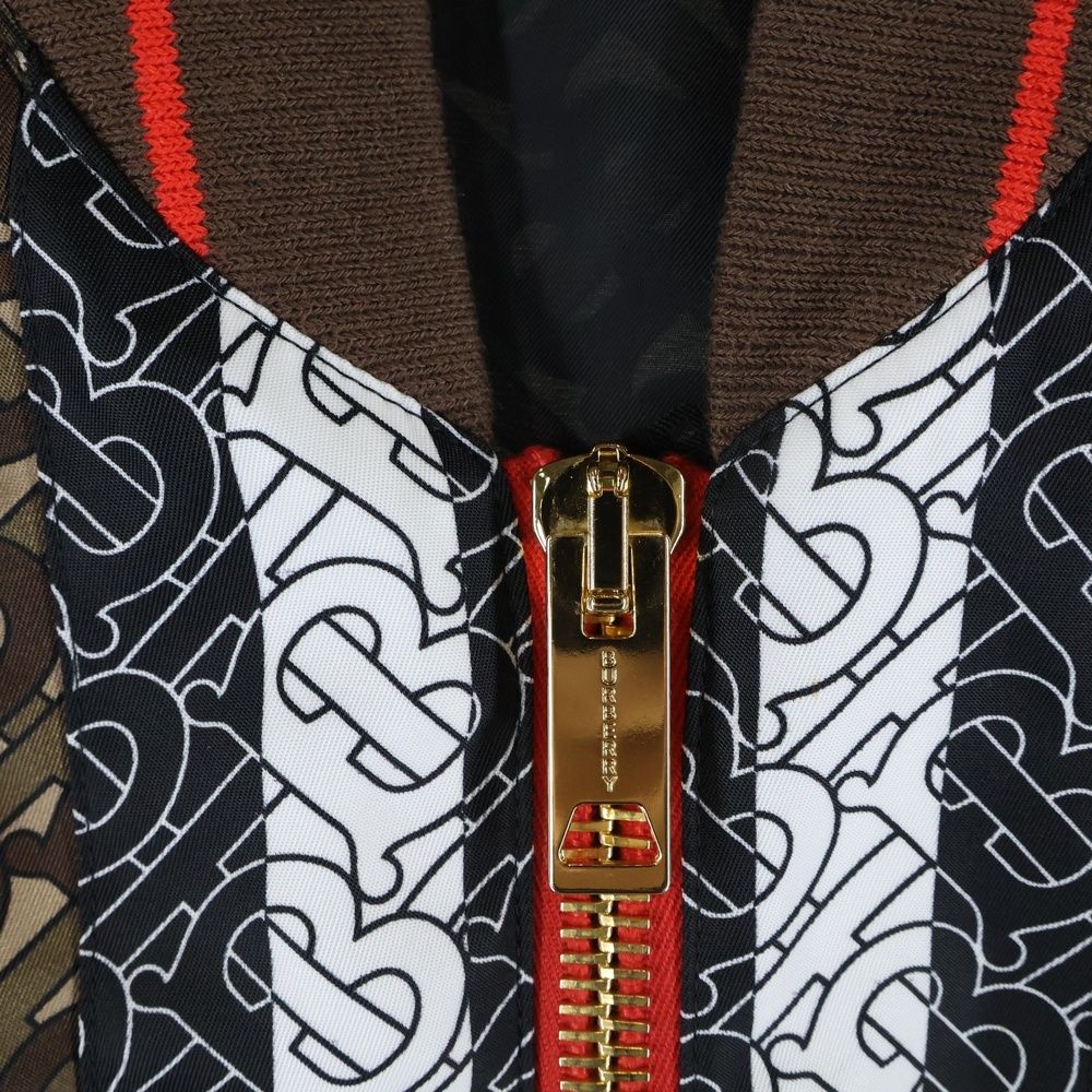 BURBERRY (バーバリー) TBモノグラム ナイロンボンバージャケット