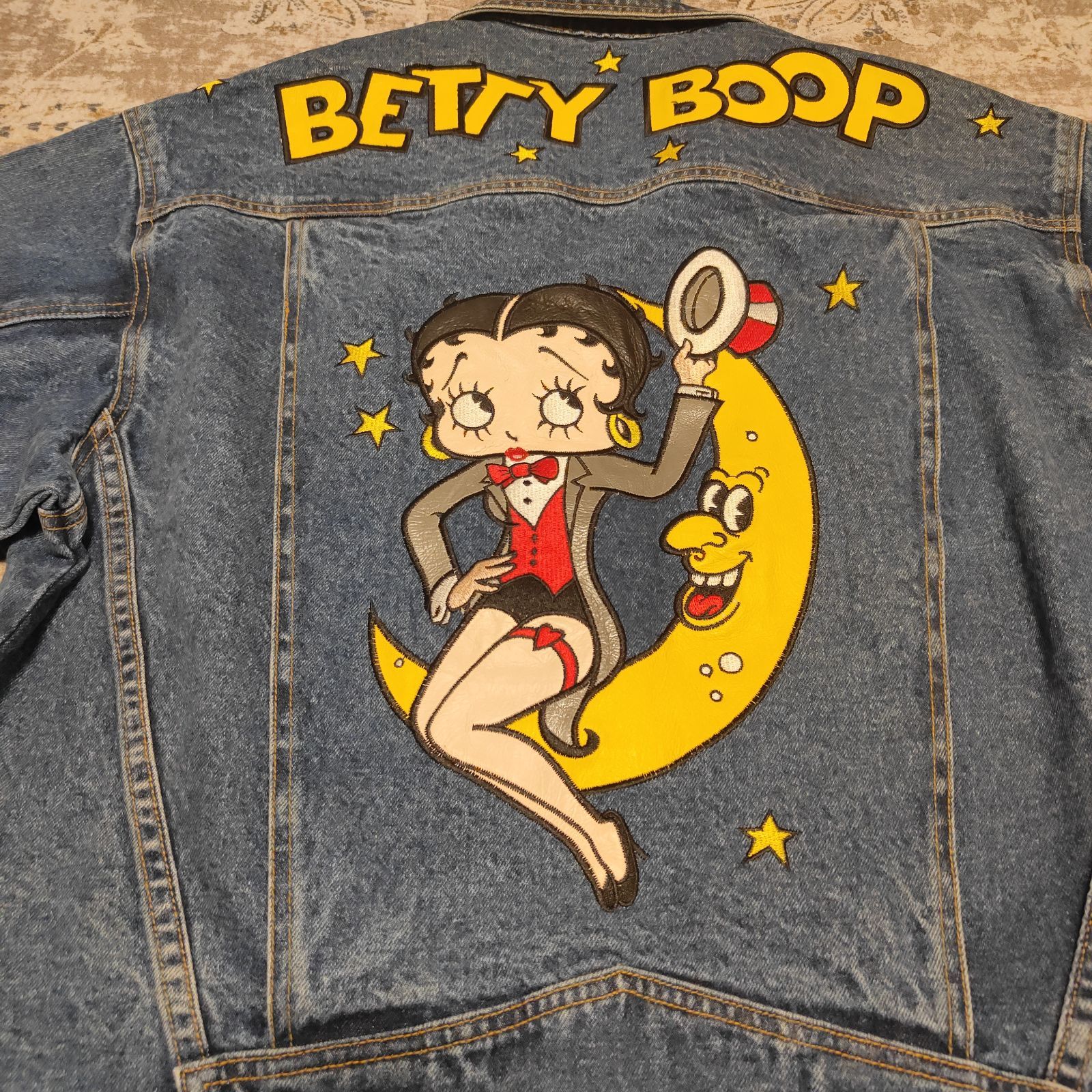 希少品 excelled デニムジャケット ジージャン BETTY BOOP