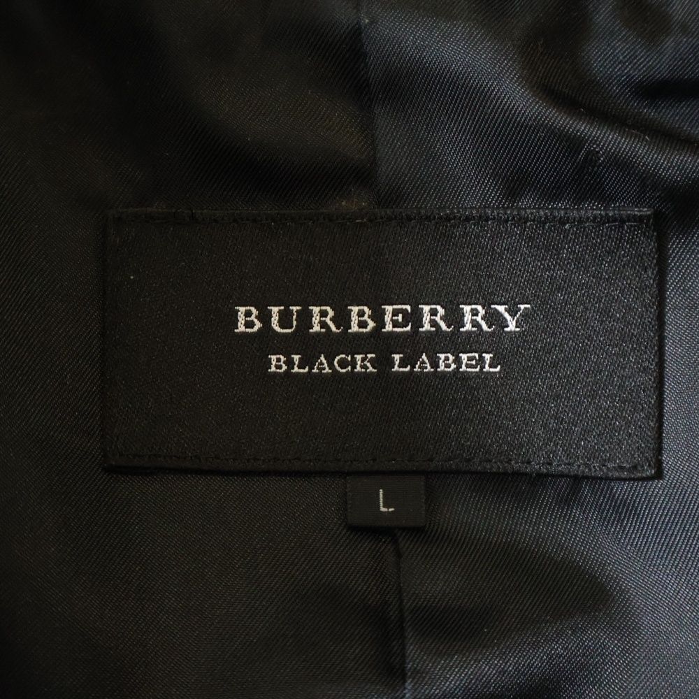 未使用級美品✨　バーバリー　ブラックレーベル　M ピーコート BURBERRY BLACK LABEL (バーバリー ブラックレーベル) 裏地ナイロン