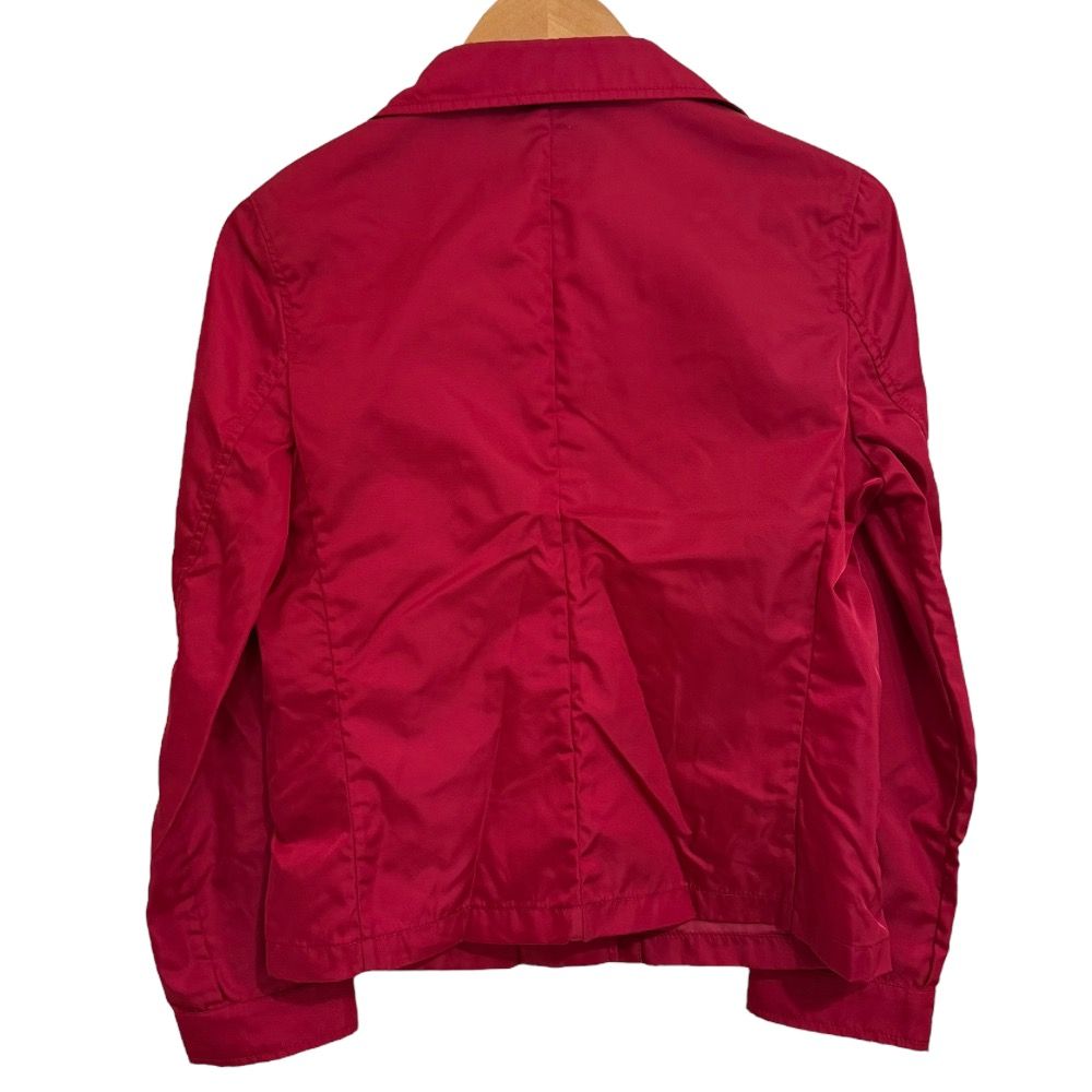 良品 PRADA プラダ ヴィンテージ ナイロンジャケット サイズ42 レッド