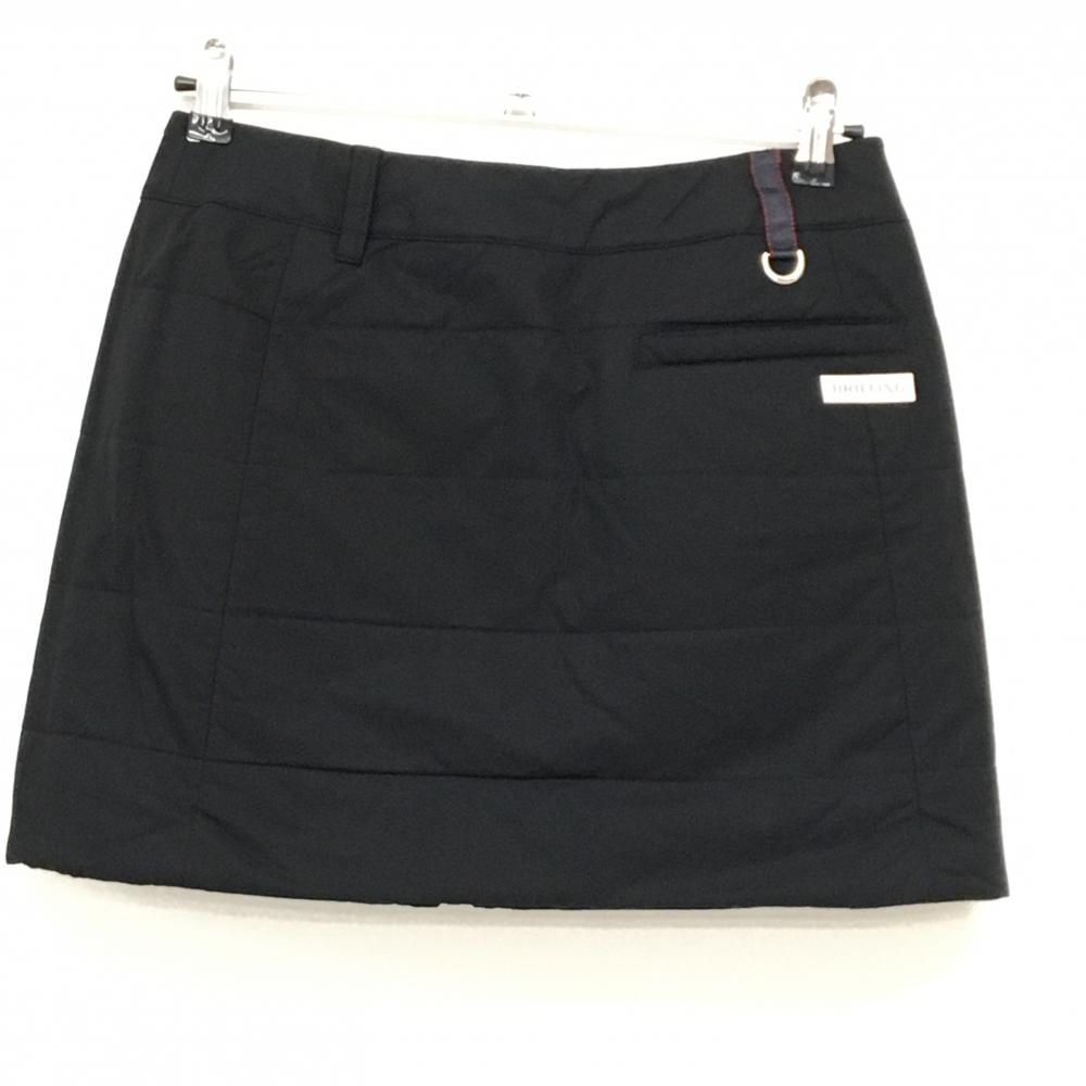 超美品】ブリーフィング 中綿リバーシブルスカート 黒 カモフラ柄地
