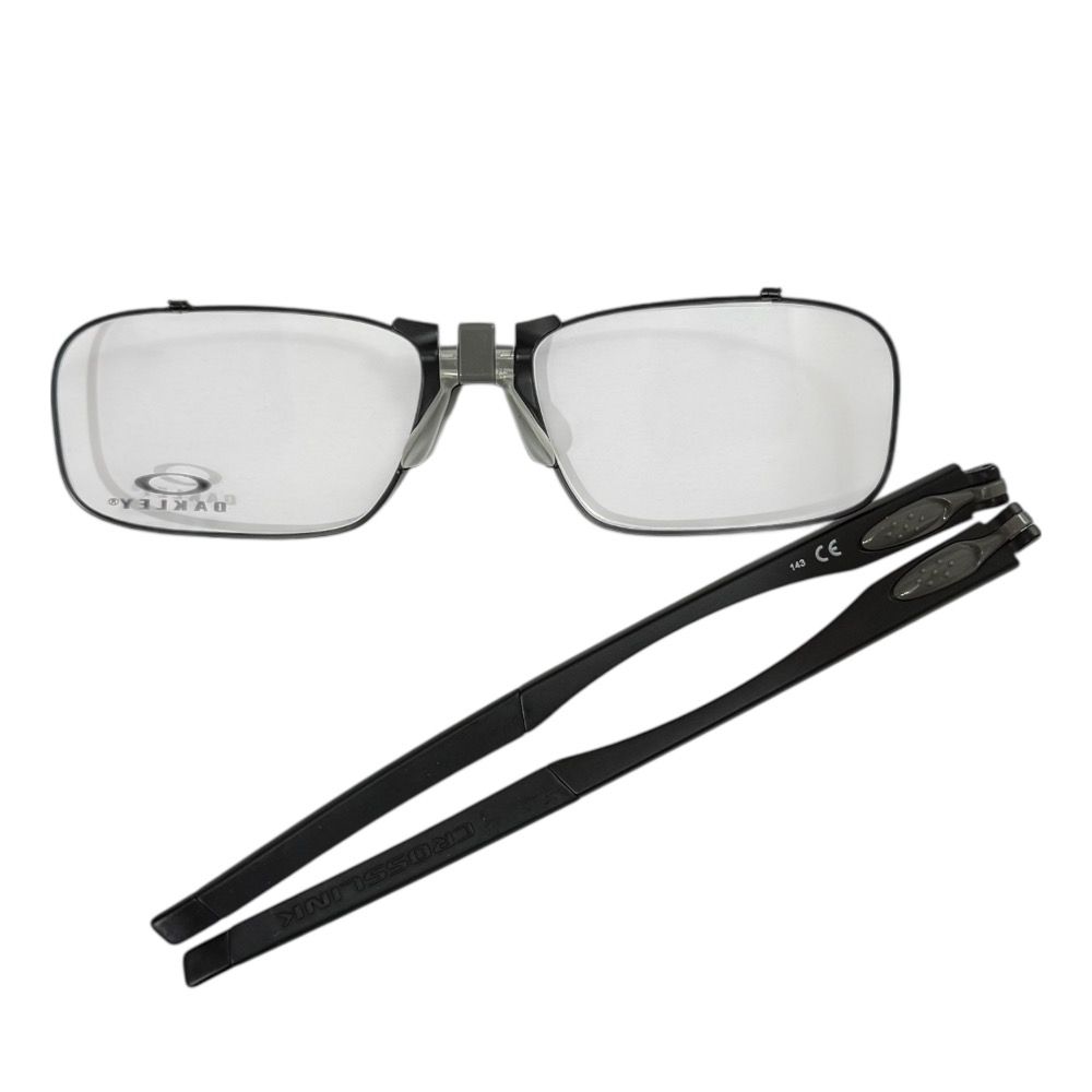 美品 OAKLEY オークリー CROSSLINK FLOAT メガネ アイウェア OX3220-0456 ブラック メンズ 古着 中古 USED 美品 OAKLEY オークリー CROSSLINK FLOAT メガネ アイウェア OX3220