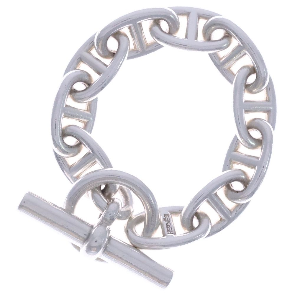 S925 シェーヌダンクル風 アンカーチェーン ブレスレット 13コマ【91D