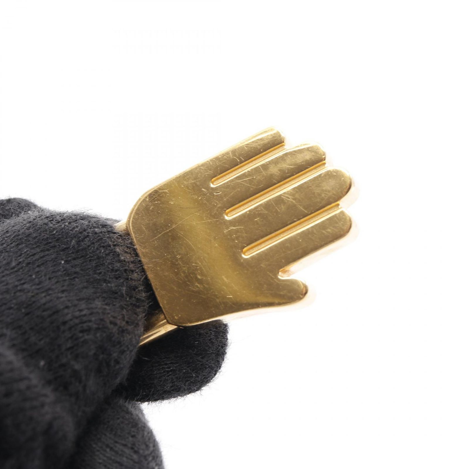 HERMES エルメス カデナチャーム ANNEE DE LA MAIN ハンドモチーフ