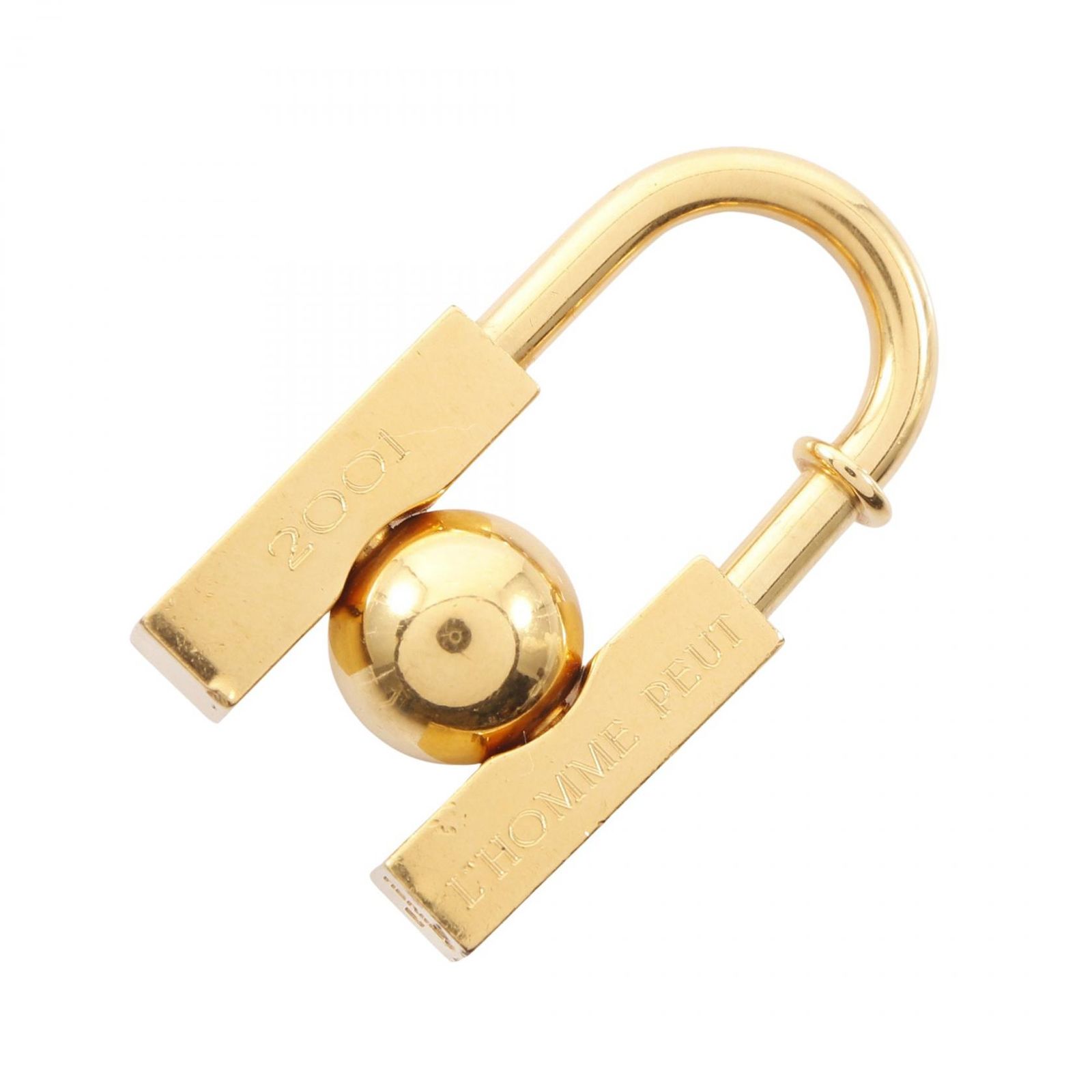 HERMES エルメス カデナチャーム L'HOMME PEUT EMBELLIR LA TERRE