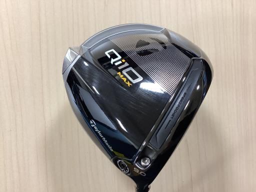 【中古】 テーラーメイド Qi10 MAX  9 ドライバー DR 純正特注シャフト (フレックスS) メンズ 男性用 右利き 右用 Cランク ゴルフクラブ
