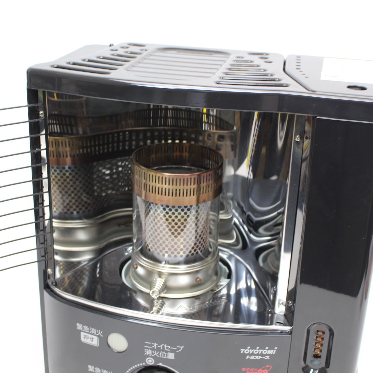760)トヨトミ 石油ストーブ RSX-230 ブラック 対流式ストーブ 2018年製
