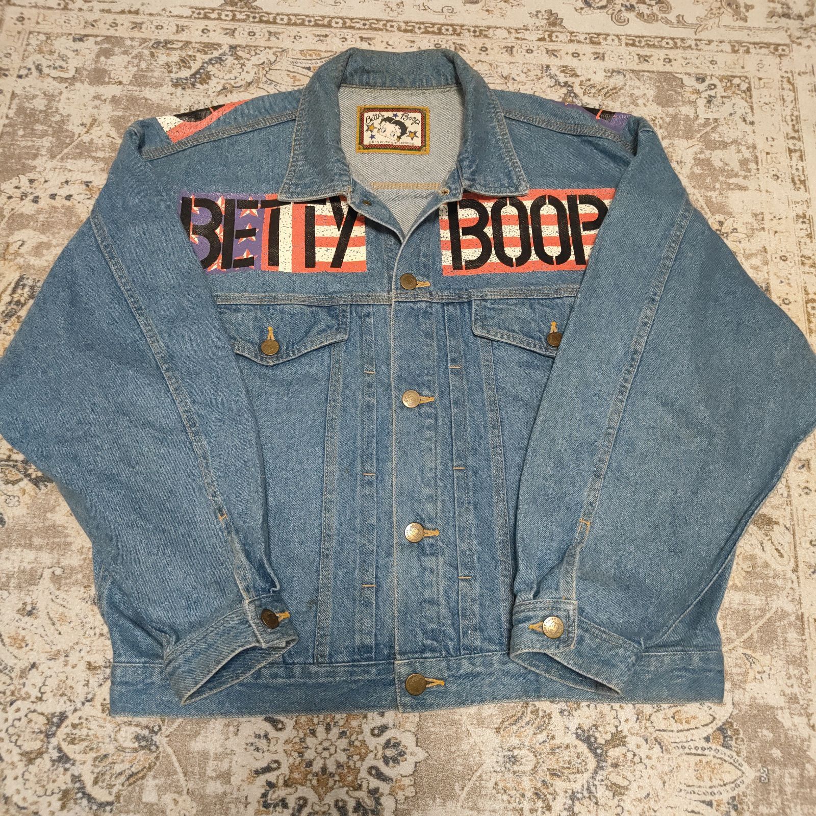 BETTY BOOP ベティ・ブープ　Gジャン　Mサイズ 希少品 BETTY BOOP ベティブープ ベティーブープ デニムジャケット M