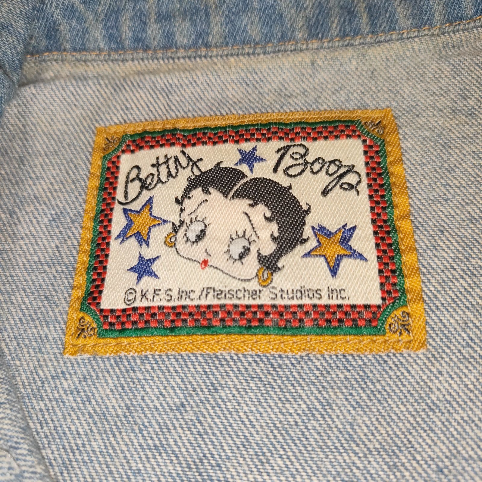 希少品 BETTY BOOP ベティブープ ベティーブープ デニムジャケット M