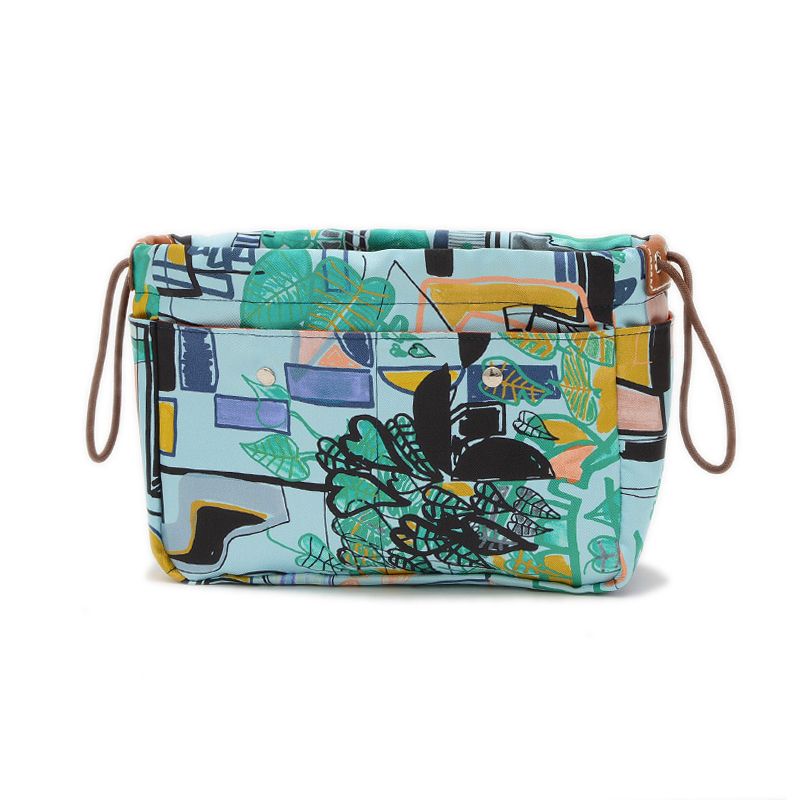 ⭐️良品⭐️ エルメス ポーチ フールビ20 シルク ネイビー エルメス フールビ20 熱帯のモダニズム ブルーアトール シルク