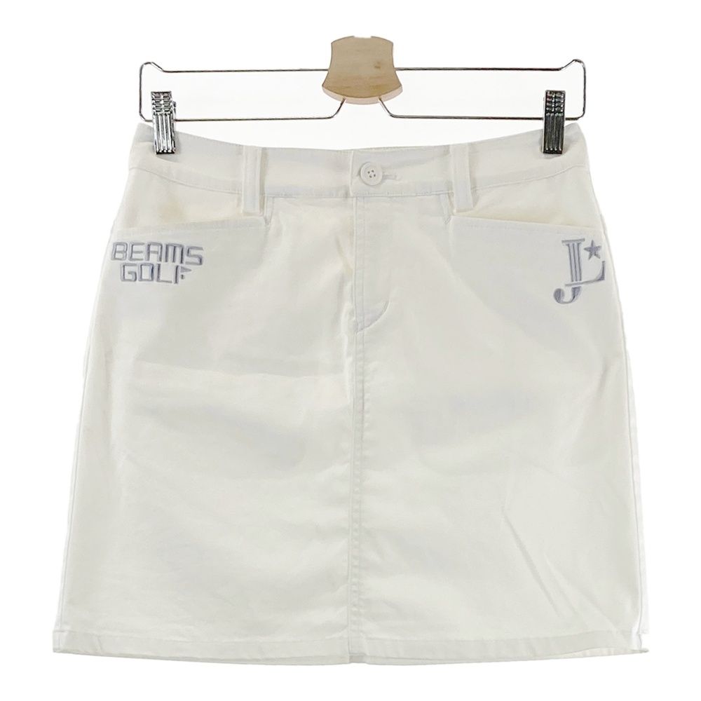 BEAMS GOLF ビームスゴルフ ストレッチスカート ホワイト系 サイズ：M