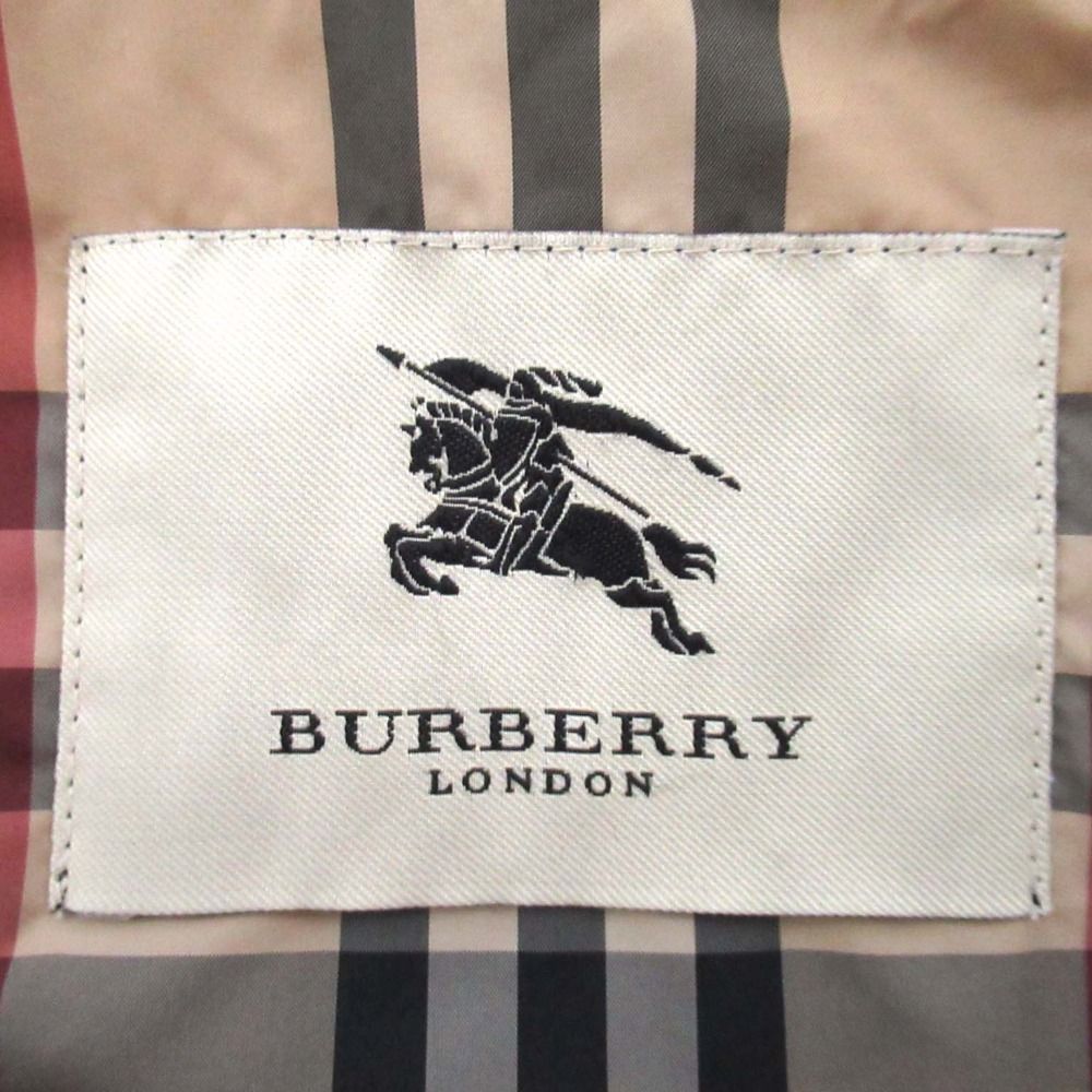 美品 BURBERRY バーバリーロンドン ノバチェック柄裏地 ナイロン 