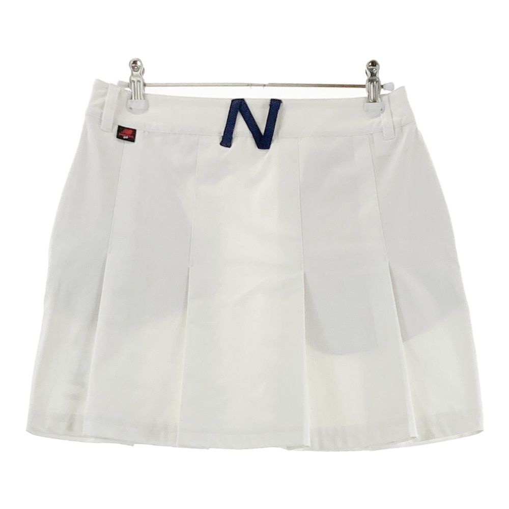 新品❤️ホワイト スリット入り ゴルフスカート サイズ：0 NEW BALANCE GOLF ニューバランス 012-3134608 ボックス