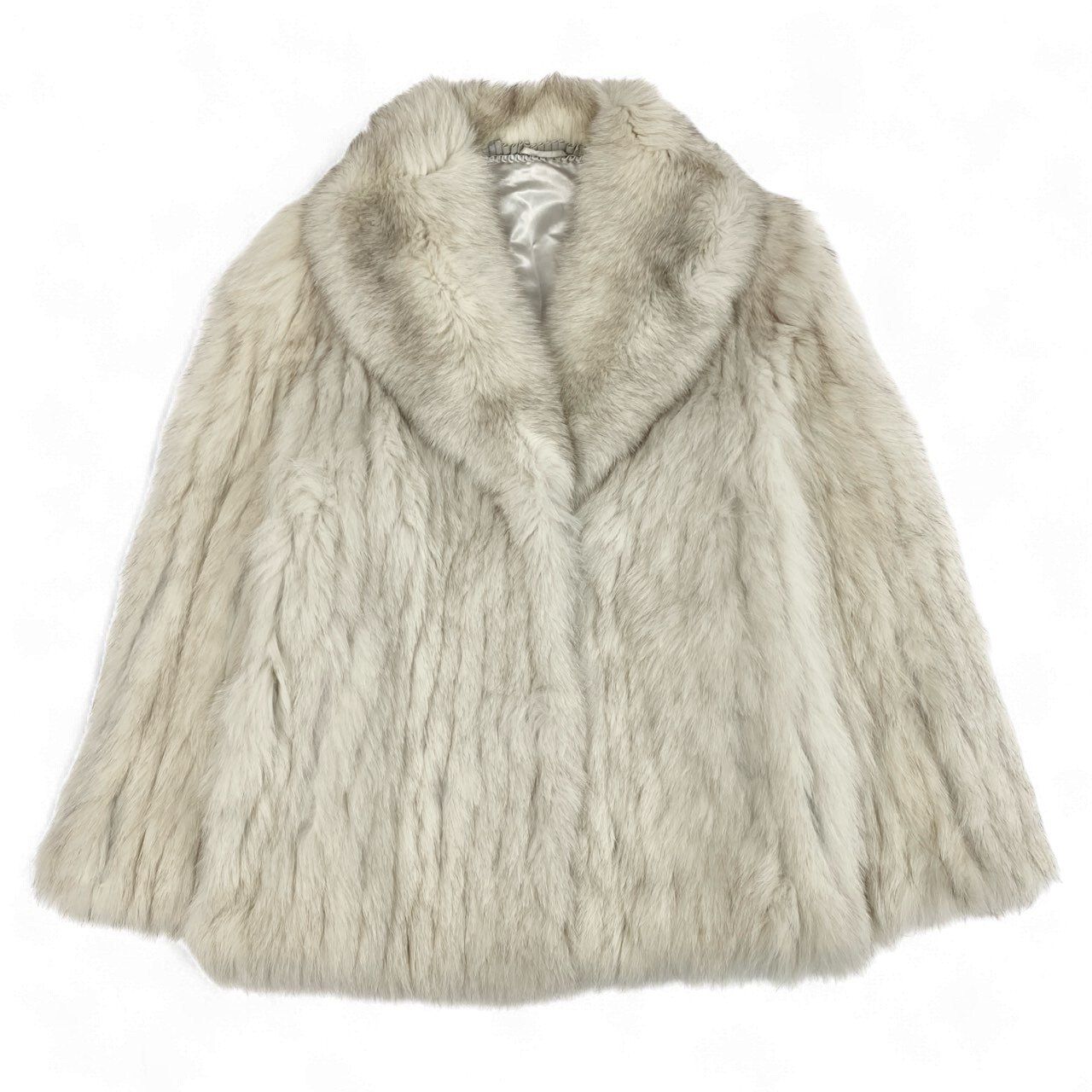 49k19 SAGA FOX サガフォックス 銀サガ ブルーフォックス ファーコート