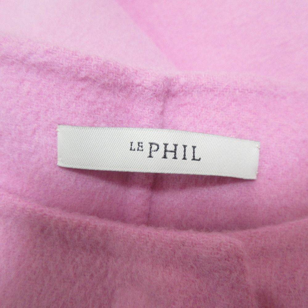 良品 LE PHIL ルフィル ウールリバー ベルト付き ロングベスト