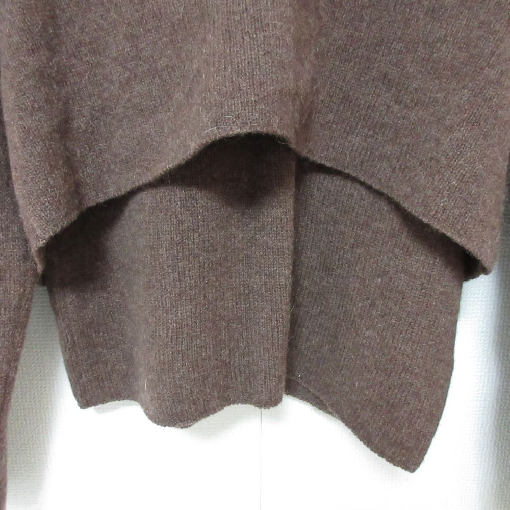 未使用 24AW BRILL ブリル ウールキャメル セットプルオーバーニット セーター アンサンブル サイズF ブラウン  レディース 古着 中古 USED 未使用 24AW BRILL ブリル ウールキャメル セットプルオーバーニット