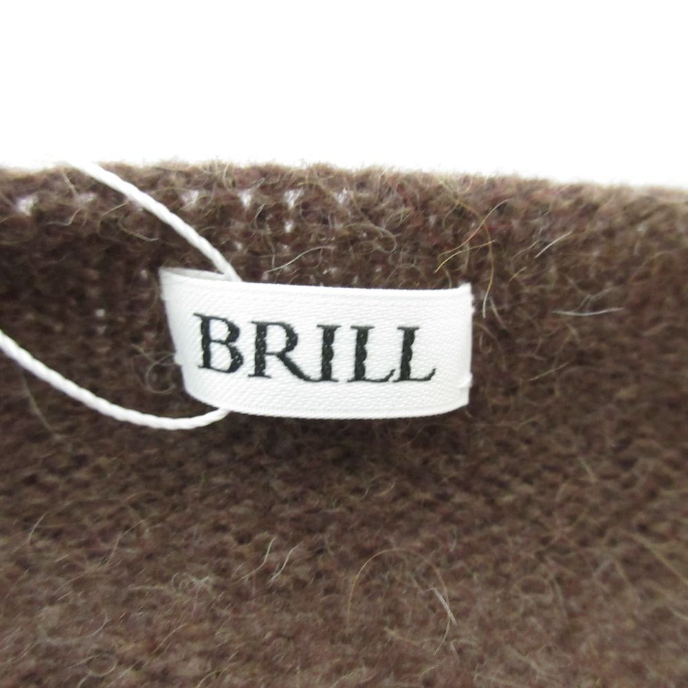 未使用 24AW BRILL ブリル ウールキャメル セットプルオーバーニット