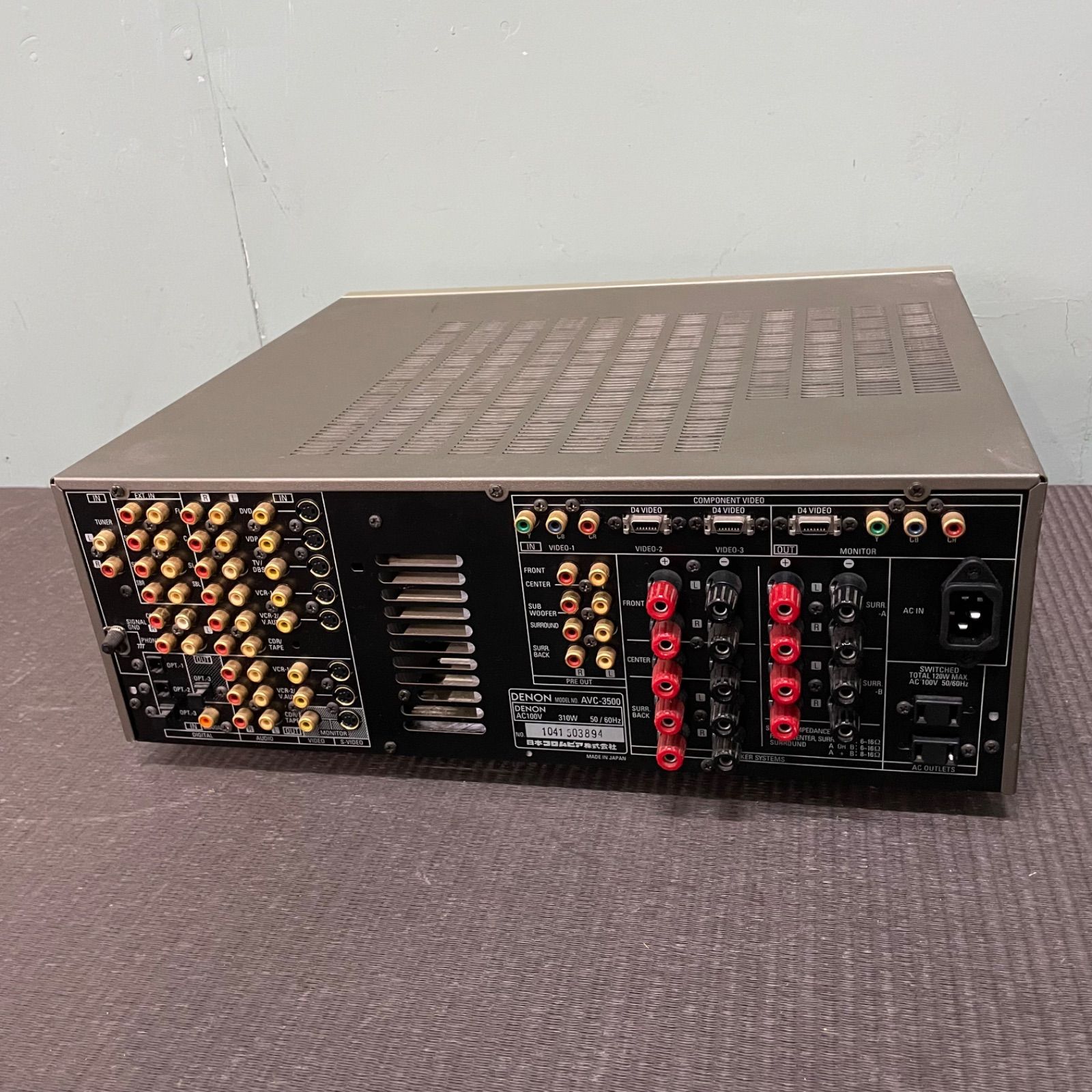 DENON デノン AVC-3500 サラウンド AVアンプ 1869-1