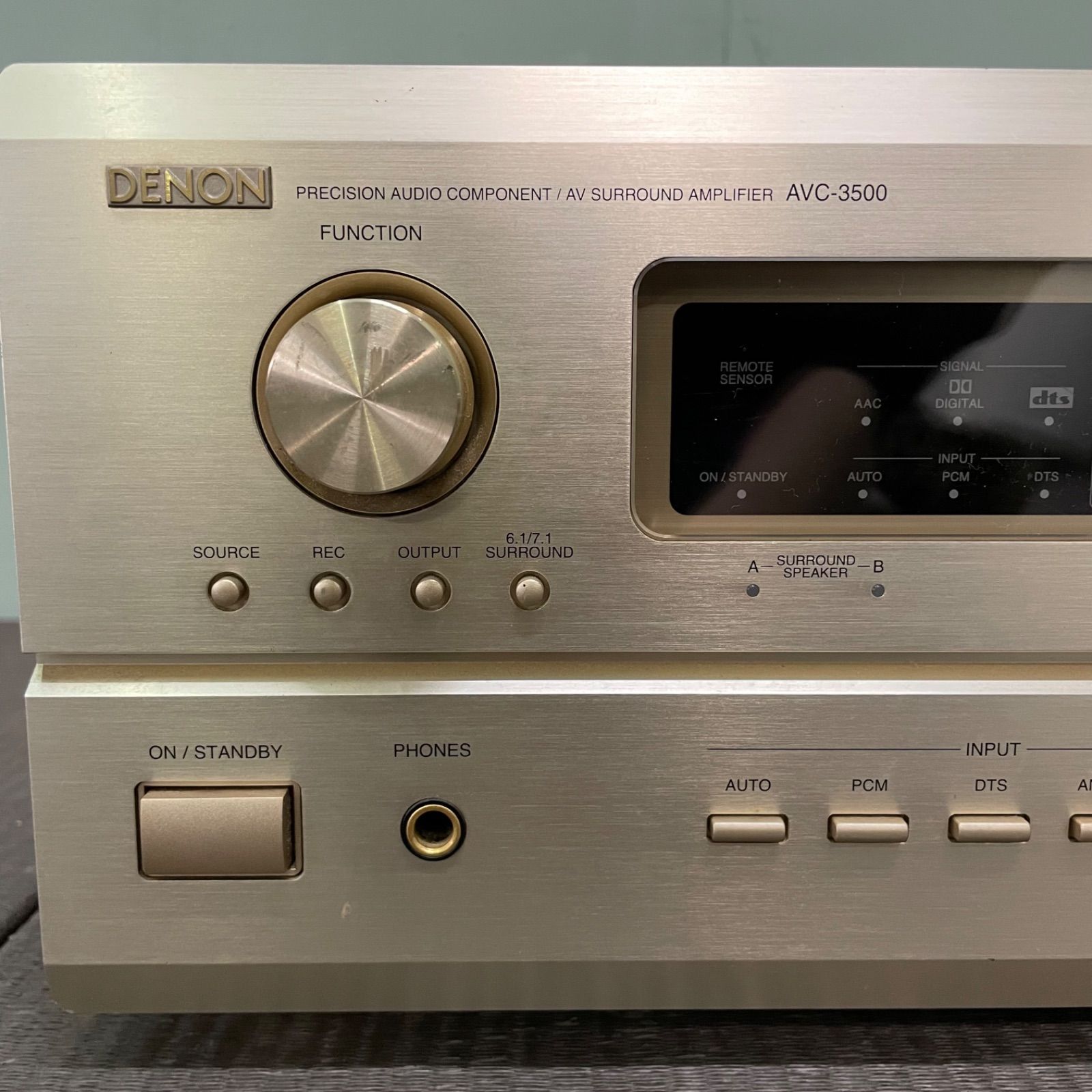 ♭ DENON AVC-3500 AVサラウンドアンプ デノン 配線欠品 - メルカリ