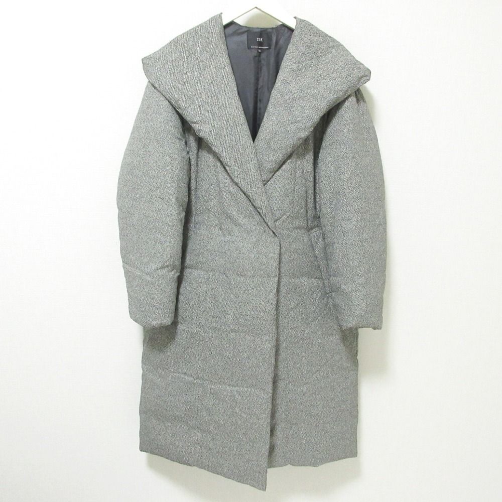 美品 23AW 23区 ニジュウサンク ショールカラー フーディー ダウン