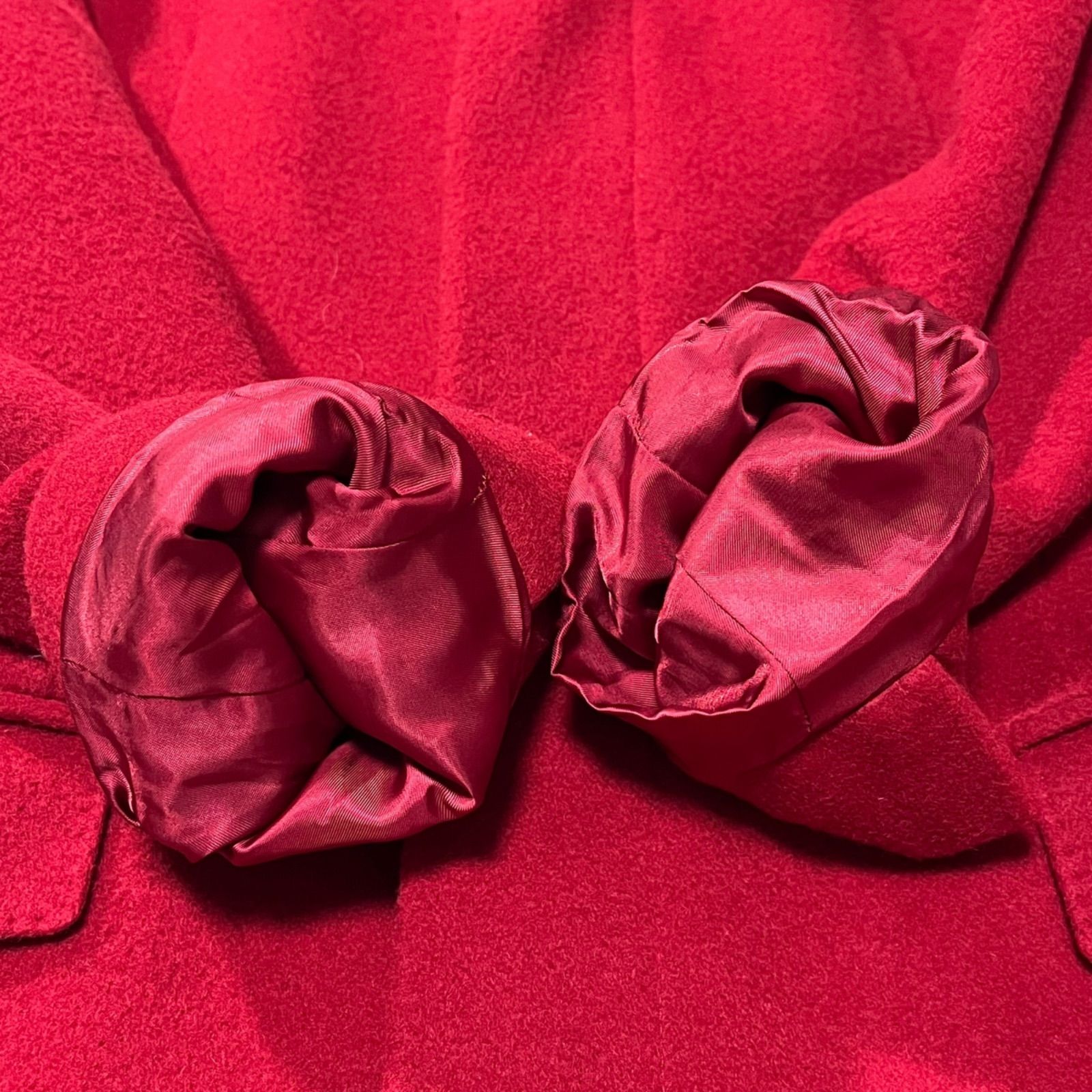 ★美品・現行★ポロラルフローレン チェスターコート マキシ丈 ベロア切り替え ダブルフェイスド ウール コート（チェスターコート）｜POLO RALPH