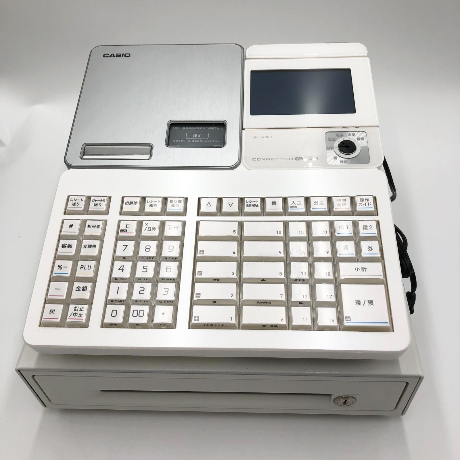 CASIO 電子レジスター 20部門 2シート Bluetooth対応 SR-S4000-EX-20S