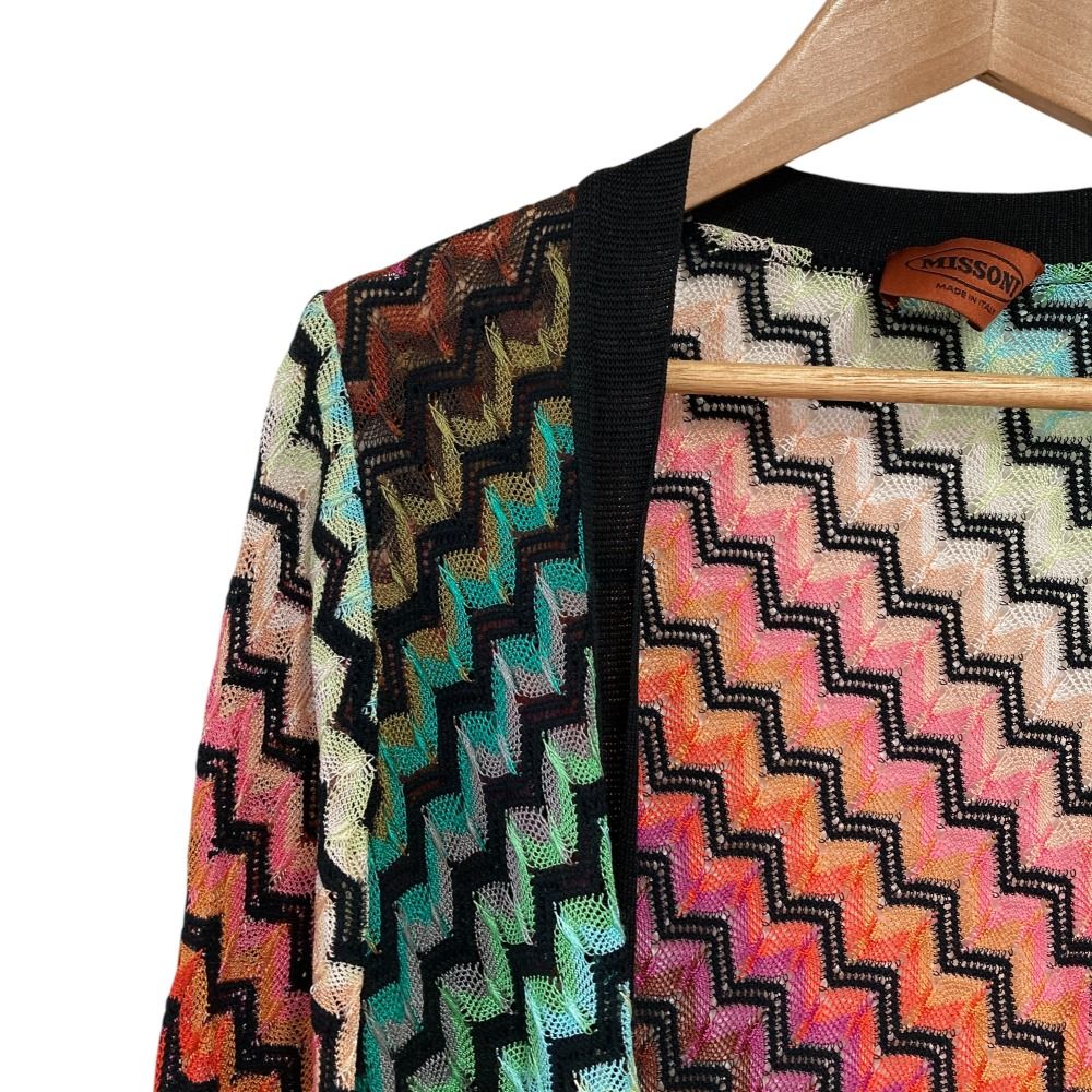 美品 MISSONI ミッソーニ シェブロン レジメンタルストライプ ロング