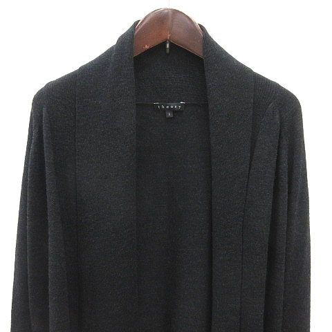 Theory 黒 カーディガン S セオリー カーディガン