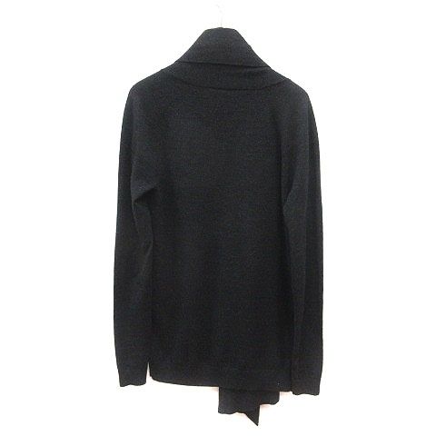 セオリー Theory カーディガン ニット ウール ロング 長袖 S 黒