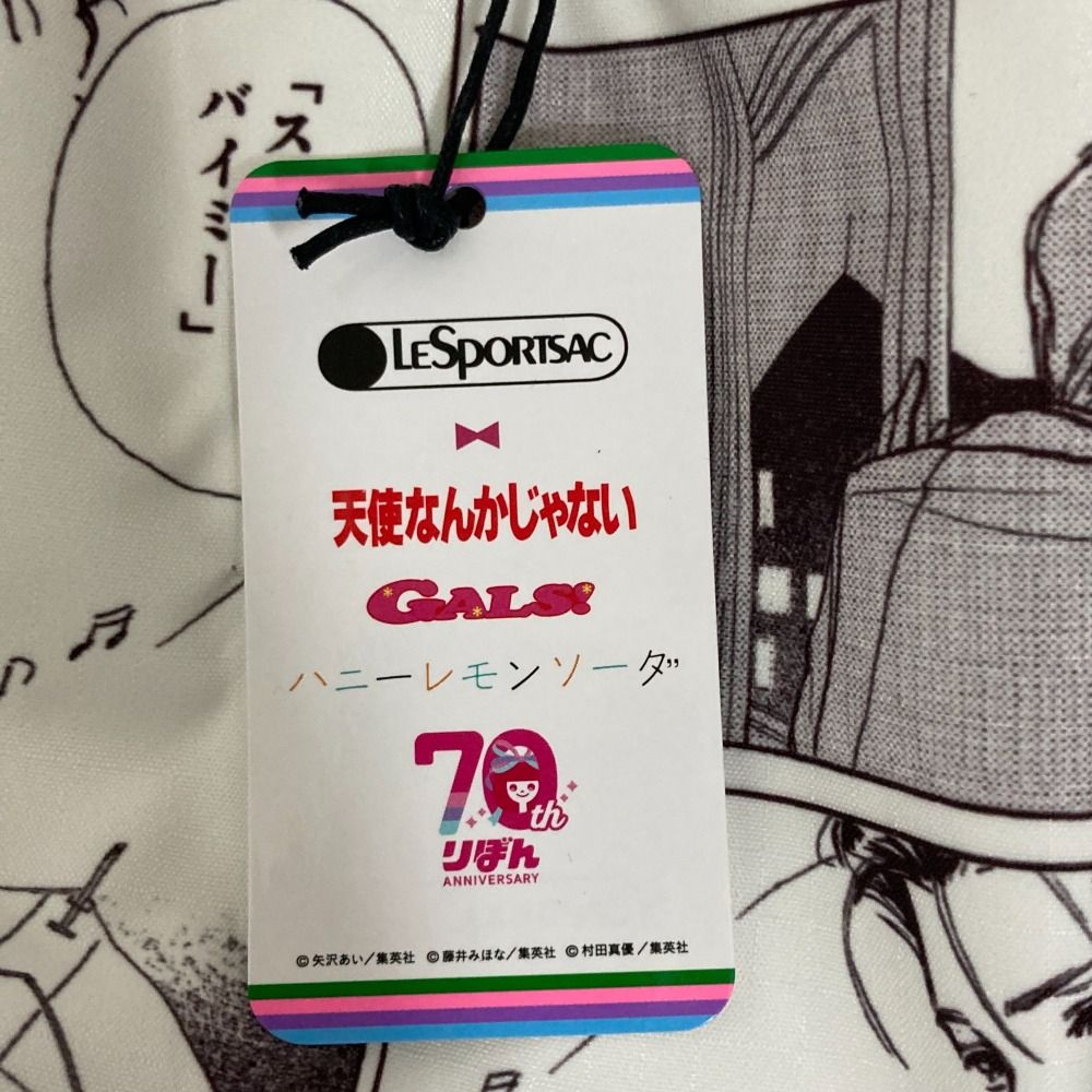 未使用 LESPORTSAC レスポートサック リボンコラボ 矢沢あい 天使