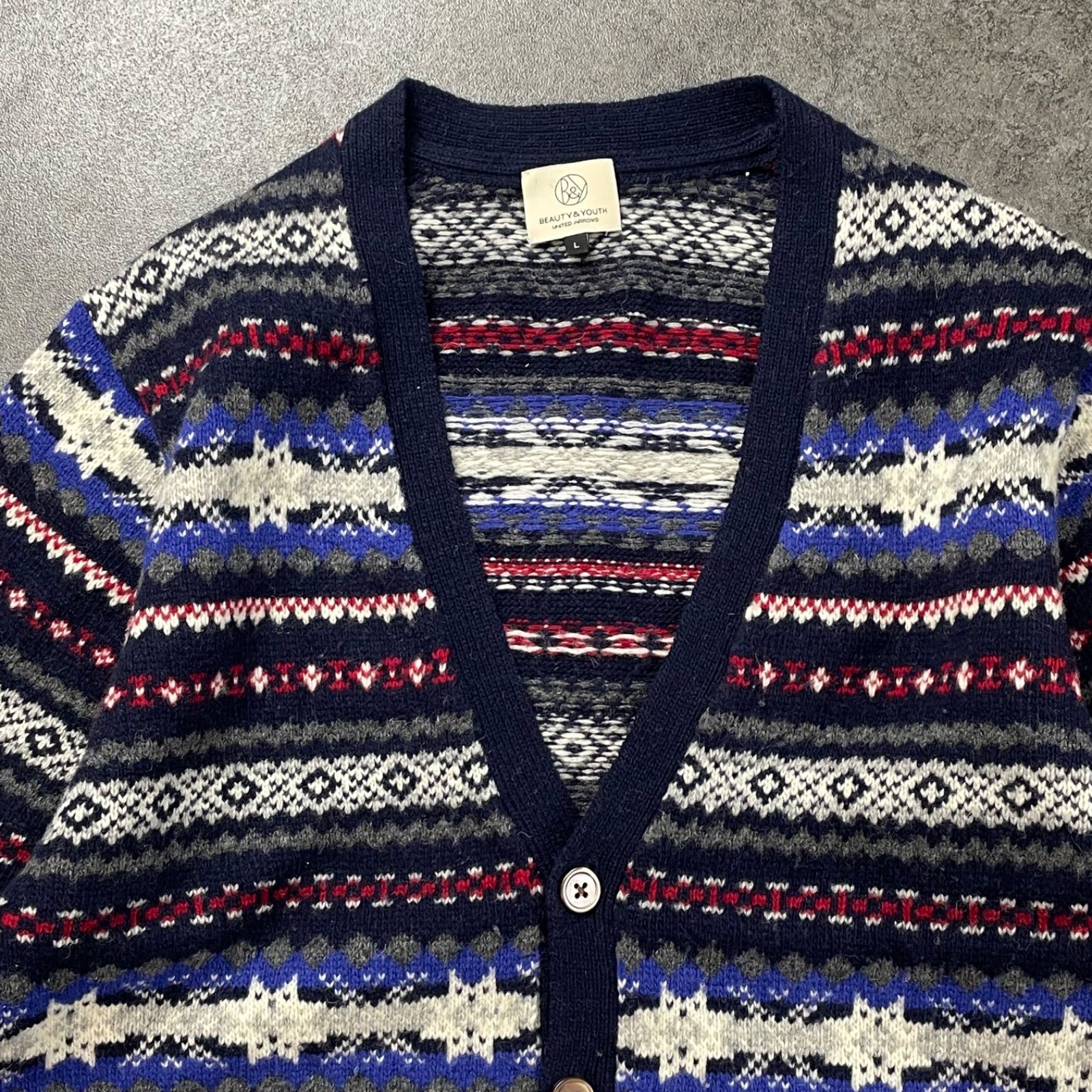 BEAUTY&YOUTH UNITED ARROWS Cardigan V-neck ビューティーアンド 