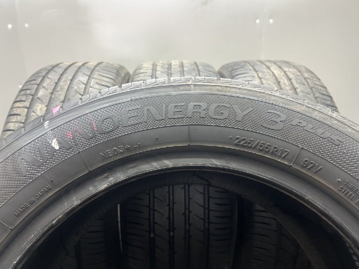 TOYO NANOENERGY3 PLUS 225/55R17 17インチ 夏タイヤ 4本 20年製 バリ 