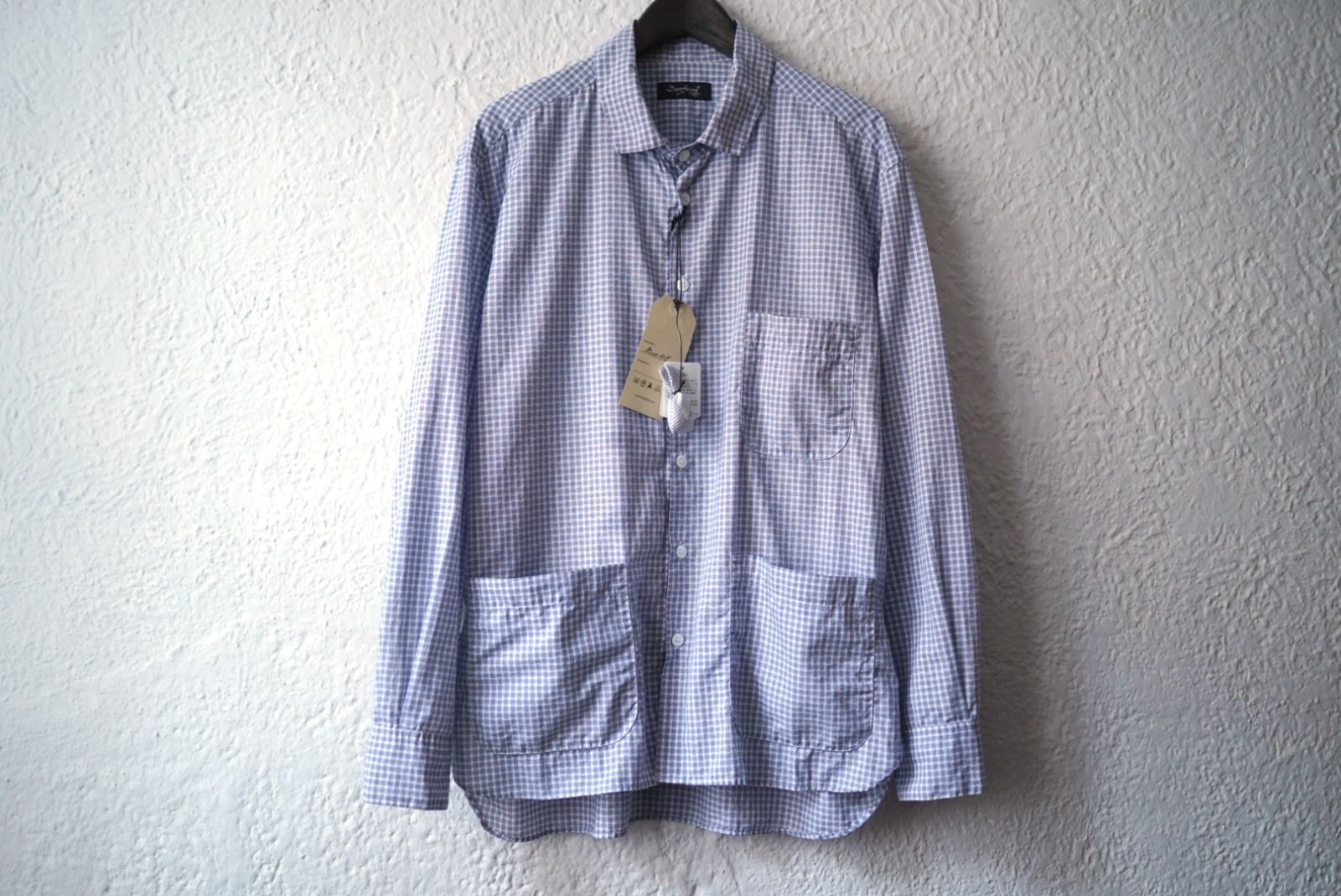 チェックシャツカバーオールジャケット / Bergfabel(バーグファベル