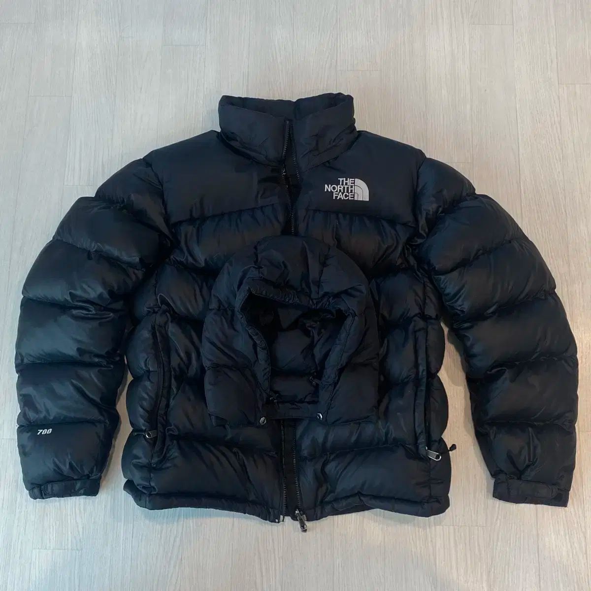ノースフェイス usヌプシ700 ブラックL ヌプシ700（THE NORTH FACE）の