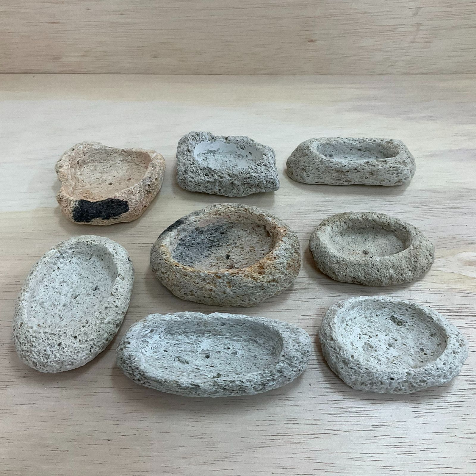 アイテラスの軽石鉢 8点セット｜軽量＆通気性抜群｜観葉植物や多肉植物