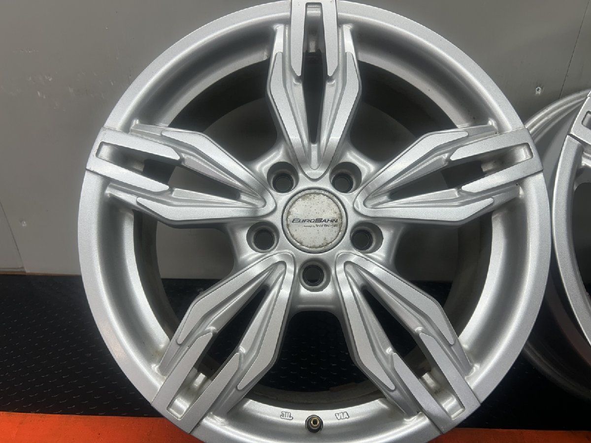 EUROBAHN ユーロバーン 社外ホイール 17インチ 4本 7J5HPCD112+50 VW/ゴルフ/ゴルフヴァリアント等　(SHE025) EUROBAHN ユーロバーン 社外ホイール 17インチ 4本 7J5HPCD112+50 VW